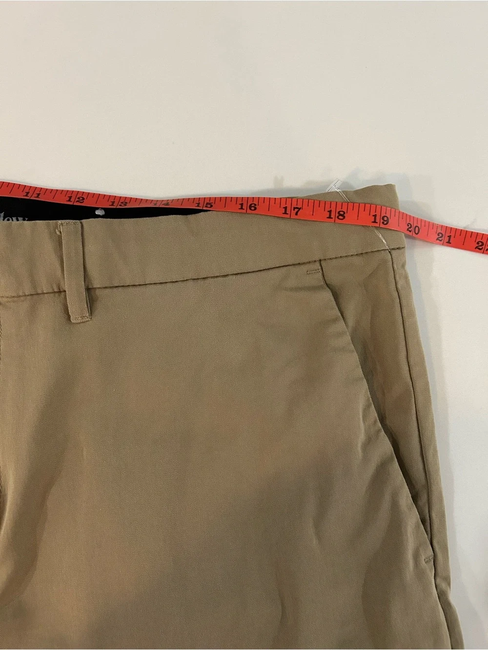 Goodfellow & Co Tan Flat-Front Chino Shorts